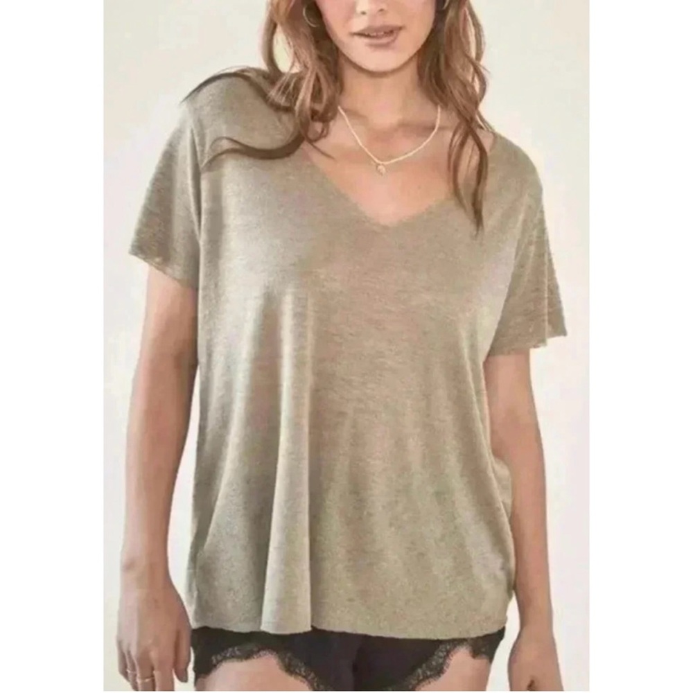 Urban Outfitters Project Social T Original Textured Tee Taupe